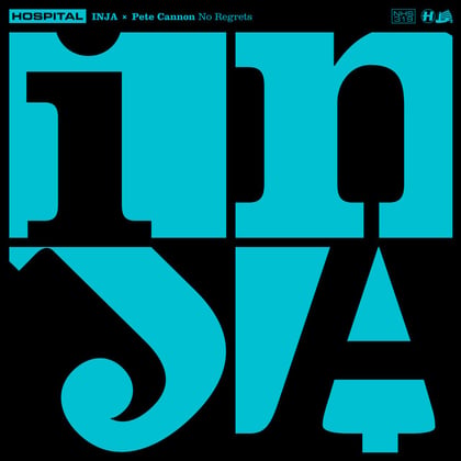 No Regrets album by Inja & Pete Cannon - Drum and Bass Cover Art