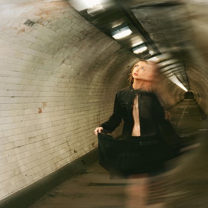 chemical fashion album by Charlotte Plank - Drum and Bass Cover Art