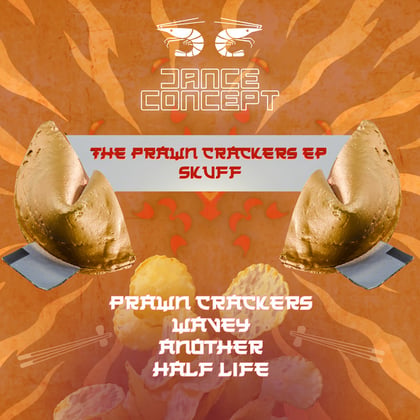 Prawn Crackers EP album by Skuff - Drum and Bass Cover Art