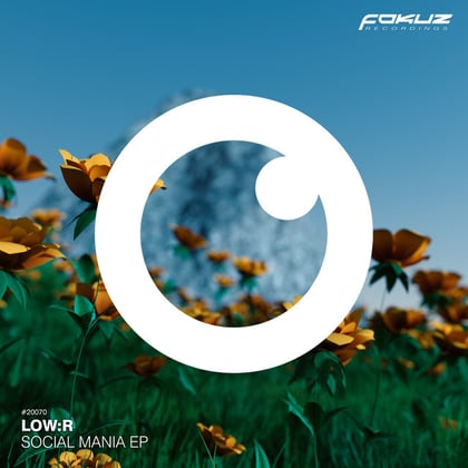 Social Mania EP album by Low:r - Drum and Bass Cover Art