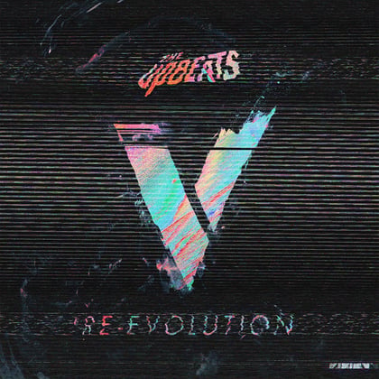 Re-Evolution album by The Upbeats - Drum and Bass Cover Art