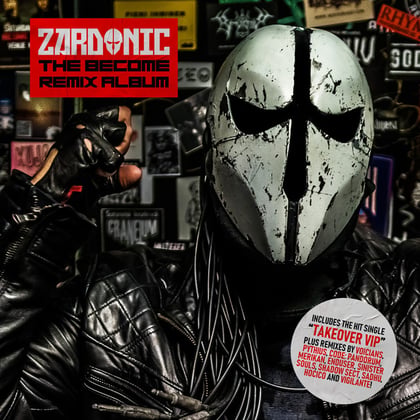 The Become Remix Album album by Zardonic - Drum and Bass Cover Art