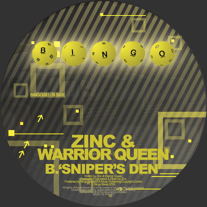 Snipers Den album by DJ Zinc - Drum and Bass Cover Art