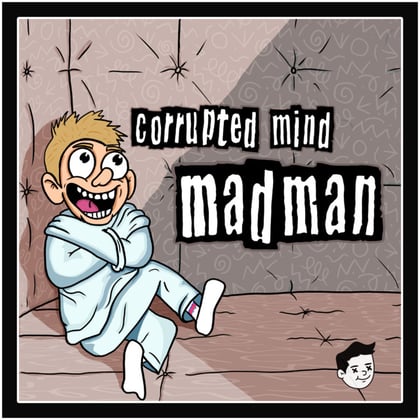 Mad Man album by Corrupted Mind - Drum and Bass Cover Art