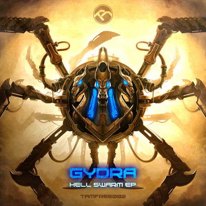 Hell Swarm album by Gydra - Drum and Bass Cover Art