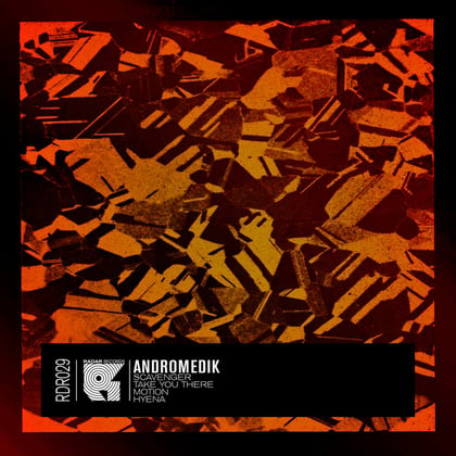 Hyena EP album by Andromedik - Drum and Bass Cover Art