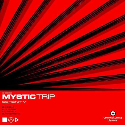 Serenity album by Mystic Trip - Drum and Bass Cover Art