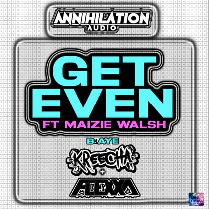Get Even album by Kreecha & Flexxa - Drum and Bass Cover Art