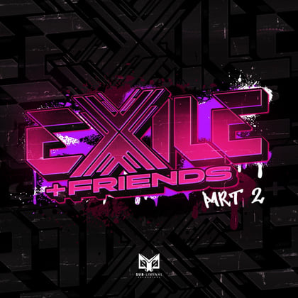Exile & Friends Part 2 album by Exile - Drum and Bass Cover Art