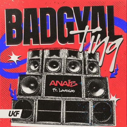 Badgyal Ting album by Anaïs & LawdGad - Drum and Bass Cover Art