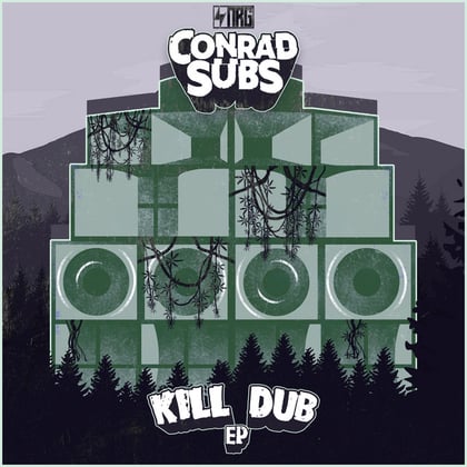 Kill Dub EP album by Conrad Subs - Drum and Bass Cover Art