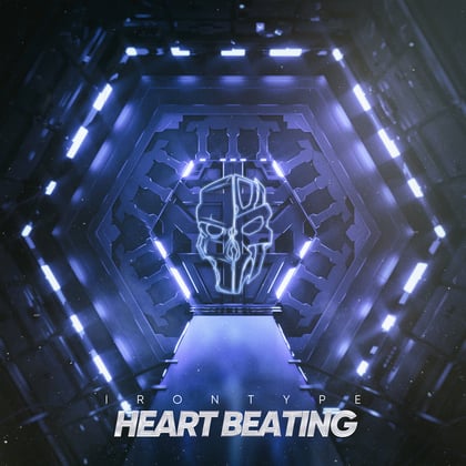 Heart Beating album by IRONTYPE - Drum and Bass Cover Art