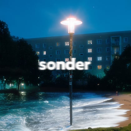 Sonder album by Voicians - Drum and Bass Cover Art