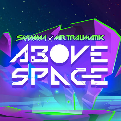Above Space album by Mr Traumatik & Skamma - Drum and Bass Cover Art