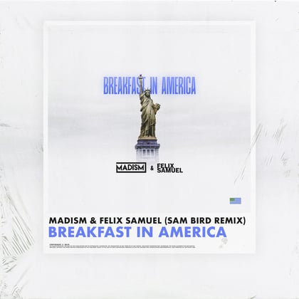 Breakfast In America (Sam Bird Remix) album by Vibe Chemistry, Madism & Felix Samuel - Drum and Bass Cover Art