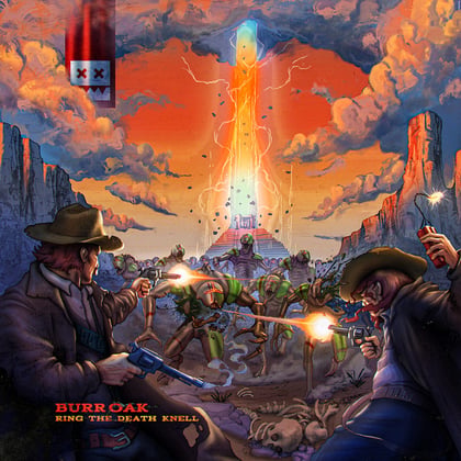 Ring The Death Knell album by Burr Oak - Drum and Bass Cover Art