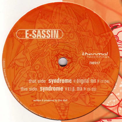 Syndrome album by E-Sassin - Drum and Bass Cover Art