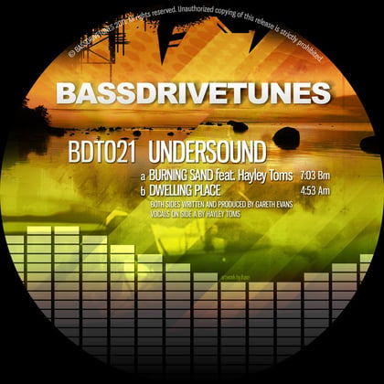 Burning Sand album by Undersound - Drum and Bass Cover Art
