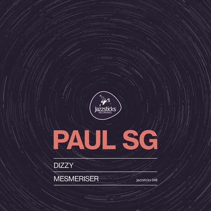Dizzy / Mesmeriser album by Paul SG - Drum and Bass Cover Art