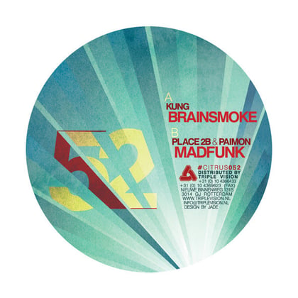 Brainsmoke / Madfunk album by Kung - Drum and Bass Cover Art