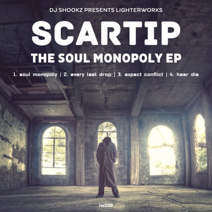 The Soul Monopoly album by Scartip - Drum and Bass Cover Art