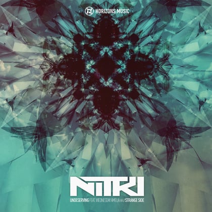 Undeserving / Strange Side album by Nitri - Drum and Bass Cover Art