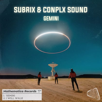 Gemini album by Subrix - Drum and Bass Cover Art