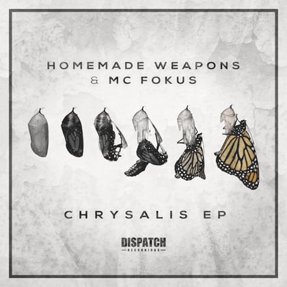 Chrysalis EP album by Homemade Weapons - Drum and Bass Cover Art