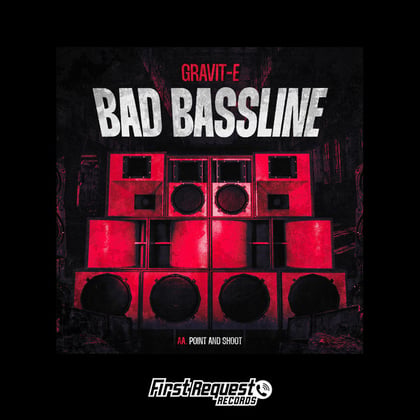 Bad Bassline album by Gravit-E - Drum and Bass Cover Art