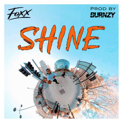 SHINE album by BURNZY - Drum and Bass Cover Art
