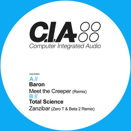 Meet the Creeper (Remix) / Zanzibar (Zero T & Beta 2 Remix) album by Total Science & Baron - Drum and Bass Cover Art