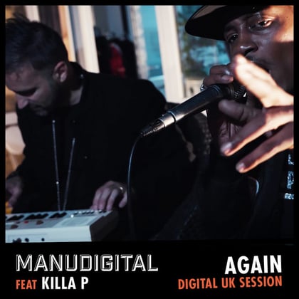 Again album by Kasra & Manudigital - Drum and Bass Cover Art