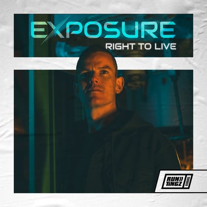 Right To Live album by Exposure - Drum and Bass Cover Art