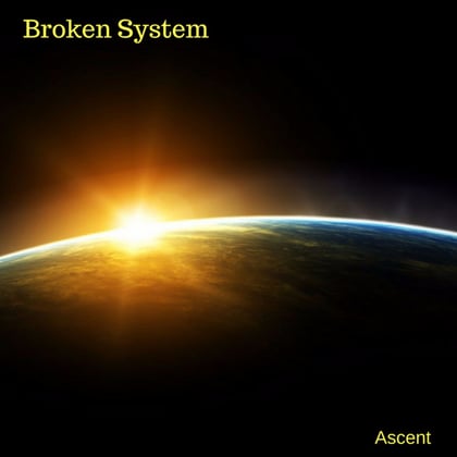 Ascent album by Broken System - Drum and Bass Cover Art