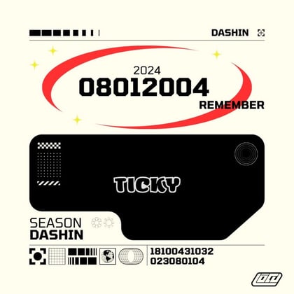 Dashin album by Ticky - Drum and Bass Cover Art