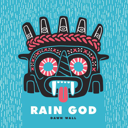 Rain God album by Dawn Wall - Drum and Bass Cover Art