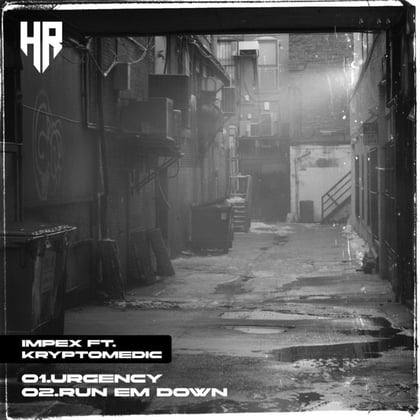 Urgency / Run Em Down album by Kryptomedic - Drum and Bass Cover Art