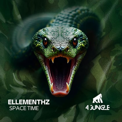 Space Time album by Ellementhz - Drum and Bass Cover Art