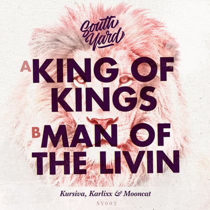 King Of Kings album by Kursiva, Mooncat & Karlixx - Drum and Bass Cover Art
