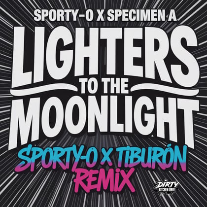 Lighters To The Moonlight album by Specimen A & Sporty-O - Drum and Bass Cover Art