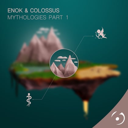 Mythologies Part 1 album by Colossus - Drum and Bass Cover Art