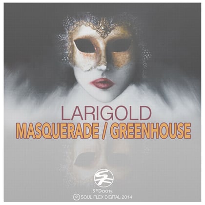 Masquerade / Greenhouse album by Larigold - Drum and Bass Cover Art