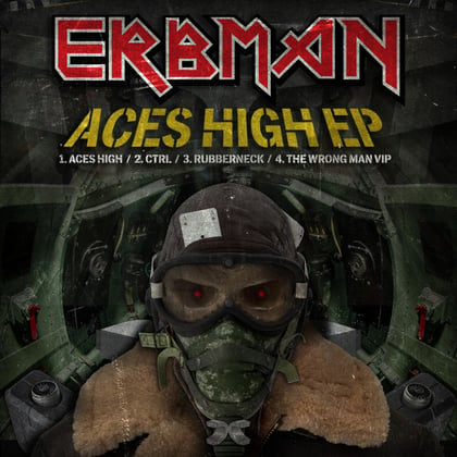 Aces High EP album by Erbman - Drum and Bass Cover Art