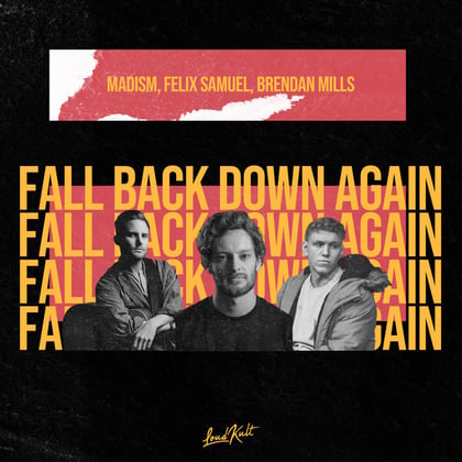 Fall Back Down Again album by Vibe Chemistry, Madism, Felix Samuel & Brendan Mills - Drum and Bass Cover Art