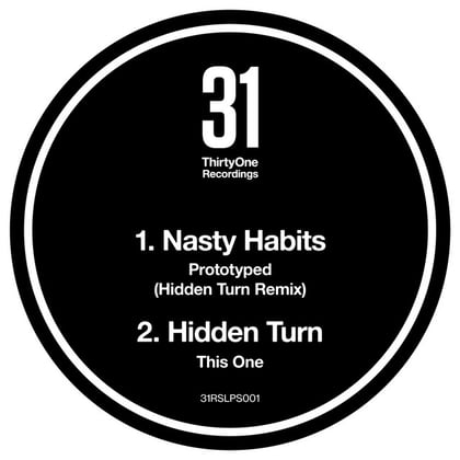 Prototyped (Hidden Turn Remix) / This One album by Hidden Turn - Drum and Bass Cover Art