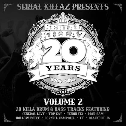 20 Years of Serial Killaz Volume 2 album by Serial Killaz - Drum and Bass Cover Art