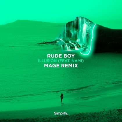Illusion (Mage Remix) album by Mage & Rude Boy - Drum and Bass Cover Art