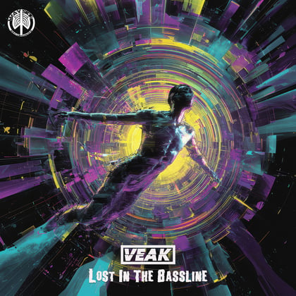 Lost In The Bassline album by Veak - Drum and Bass Cover Art