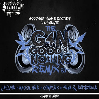 The Good4Nothing Remixes album by Filthy Habits & Complex - Drum and Bass Cover Art