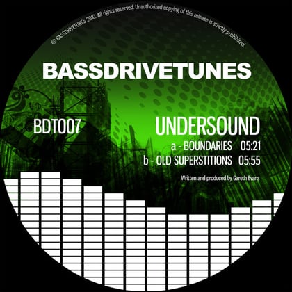 Boundaries album by Undersound - Drum and Bass Cover Art